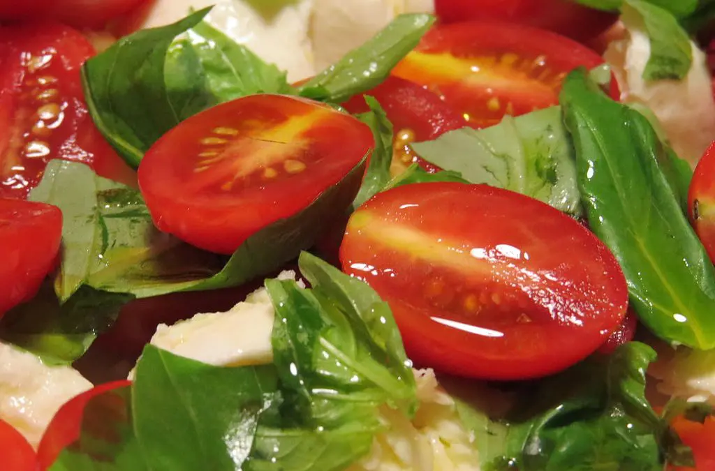 Roasted Cherry Tomato Caprese