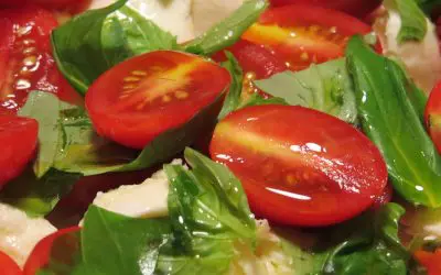 Roasted Cherry Tomato Caprese