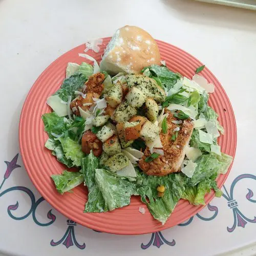 Photo of chicken ceasar salad