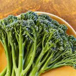 Photo of harvested mini broccoli