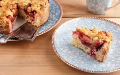 Strawberry Rhubarb Cake