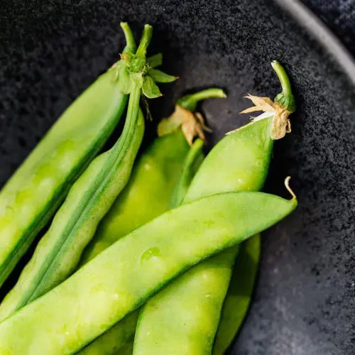 Photo of snap peas from Karolina Grabowska from Pexels