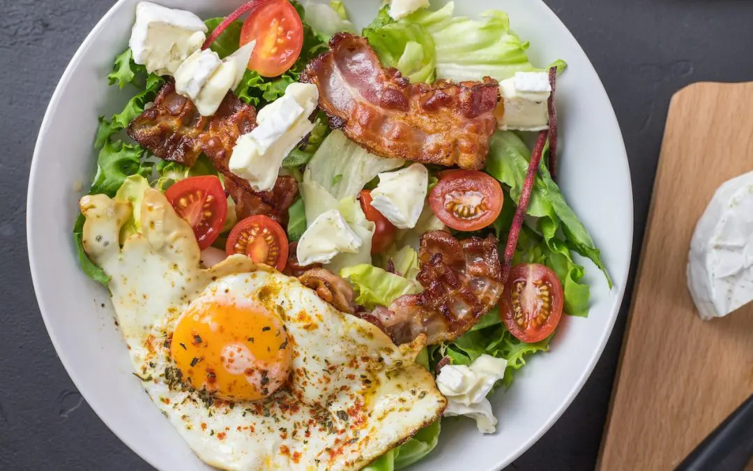 Frisée Salad with Warm Bacon Vinaigrette