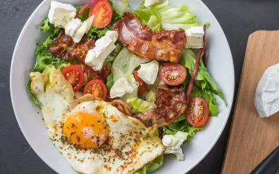 Frisée Salad with Warm Bacon Vinaigrette