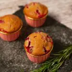 Photo of cranberry muffins from Pexels