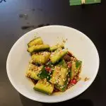 Photo of cucumber sesame salad