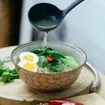 Photo of ramen soup with bok choy from Katerina Holmes from Unsplash