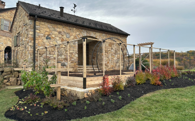 Cedar Raised Bed Garden Perfectly Suited for Stone Estate in Phoenixville, PA