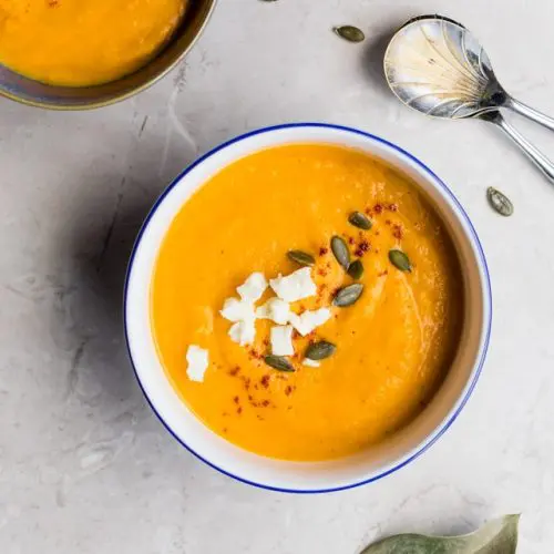 Photo of squash soup from Cala from Unsplash