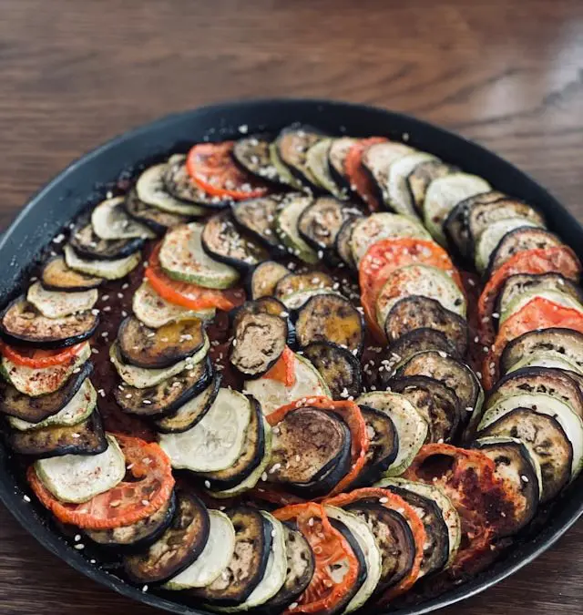 Ratatouille Slab Pie