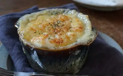 Leek and Spring Onion Gratin