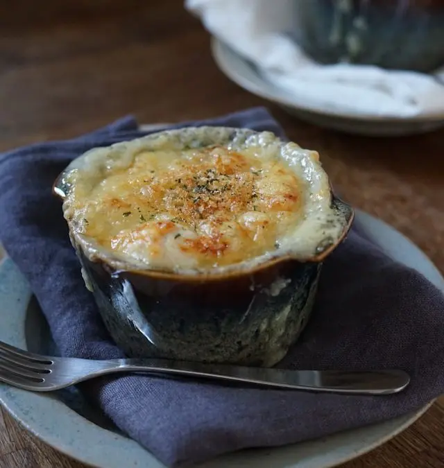 Leek and Spring Onion Gratin