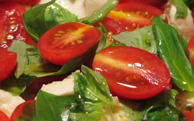 Roasted Cherry Tomato Caprese