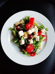 Photo of Greek salad from Lina Luoto from Pexels