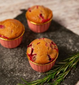 Photo of cranberry muffins from Pexels