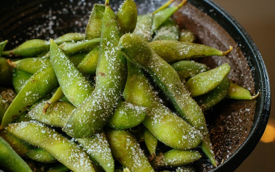 Edamame with Soy and Sesame Sauce