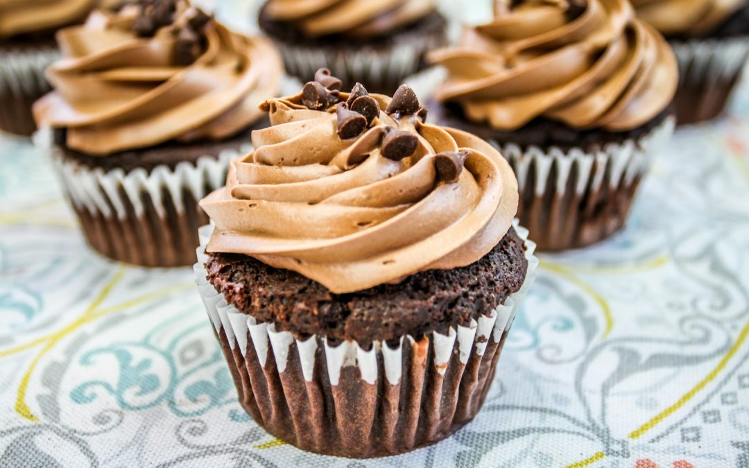 Chocolate Zucchini Cupcakes with Chocolate Cream Cheese Frosting