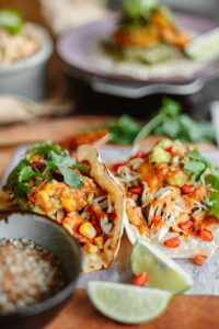 Photo of tacos from Roman Odintsov from Pexels