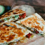 Photo of a veggie-filled quesadilla from Lottie Griffiths from Unsplash