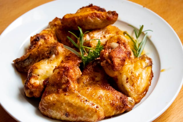 A photo of roast chicken from Harry Dona from Pexels