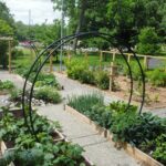 Moon gate in Ambler Community Garden