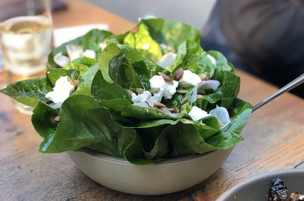 Goat Cheese Salad With Arugula & Apple