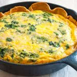 Photo of quiche with spinach from David Townsend from Unsplash