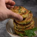Photo of vegetable pancake from Max Griss from Unsplash