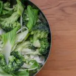 Photo of chopped bok choy and broccoli from Mor Shani from Unsplash