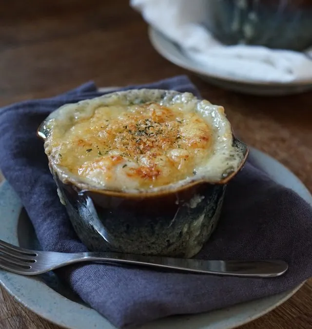 Leek and Spring Onion Gratin